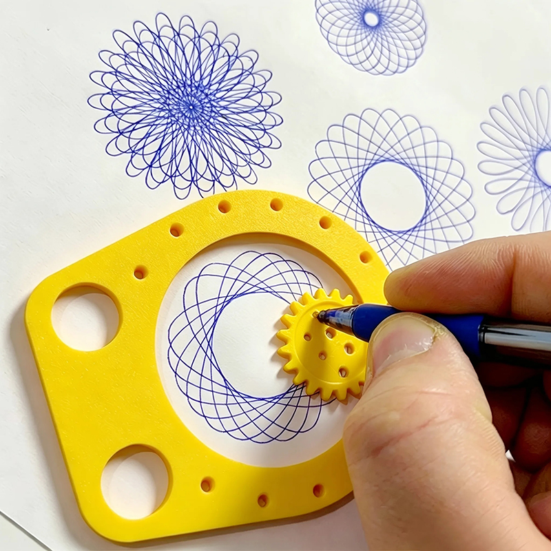 Chalk Bag - Spirograph Geometric Drawing Tool Set, Gear
