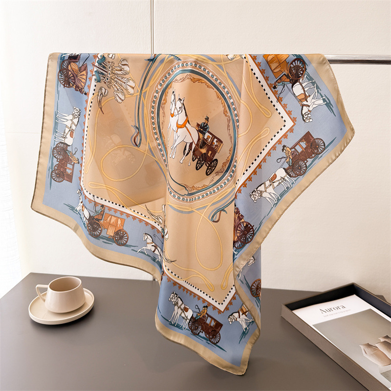 Wrist Wraps - Luxury Print Spring Neck Tie Shawl