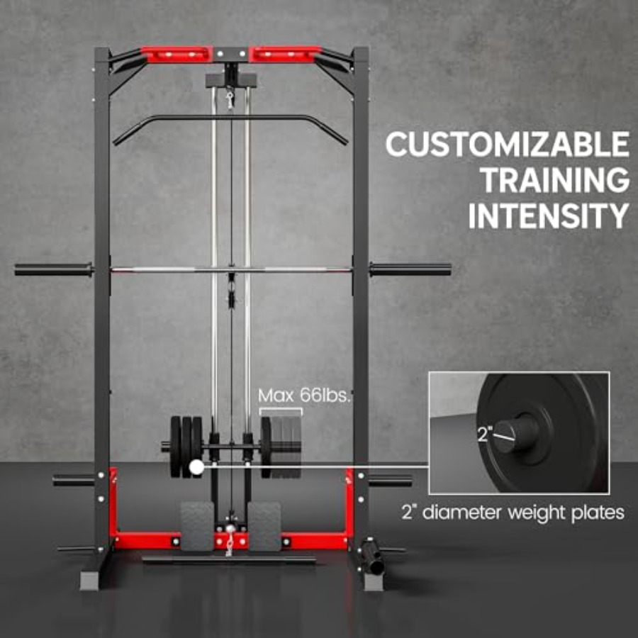 Power Cage Smith Machine Multi - Pull Up Bar recension och pris