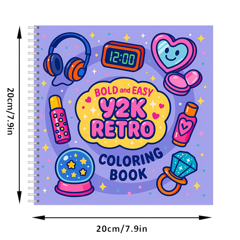 Easy Retro Coloring Book for A - Chalk Bag recension och pris
