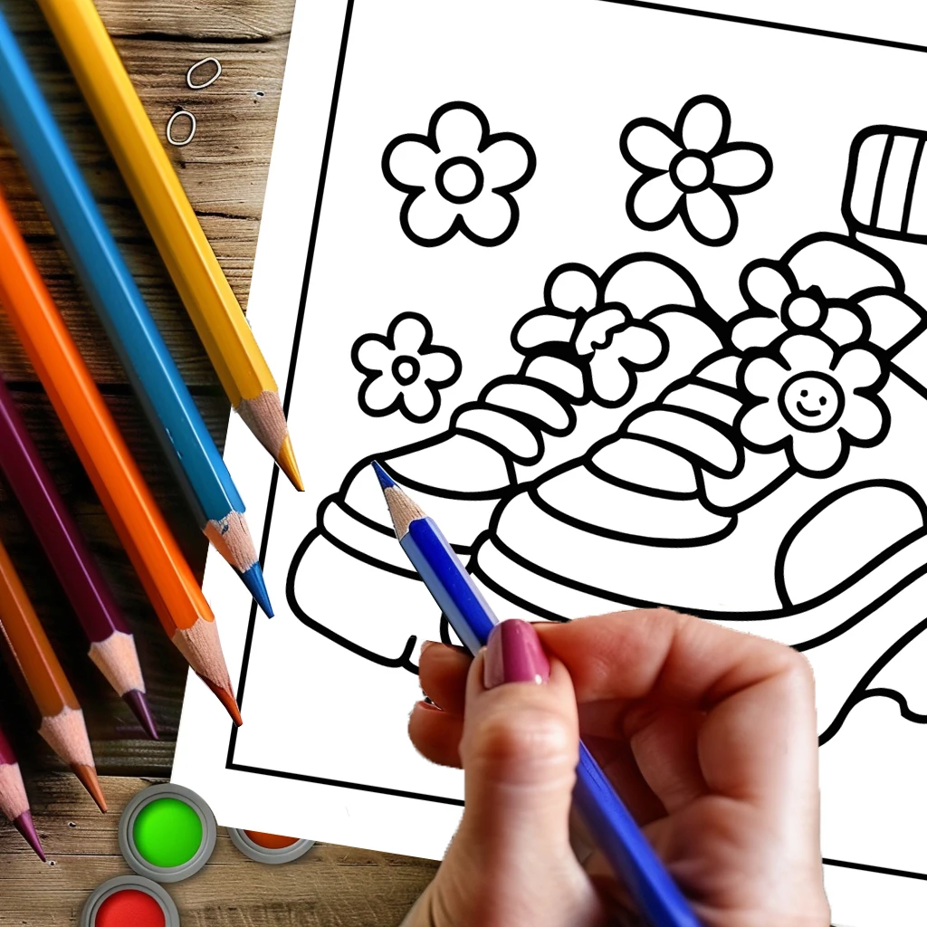 Easy Retro Coloring Book for A - Chalk Bag recension och pris