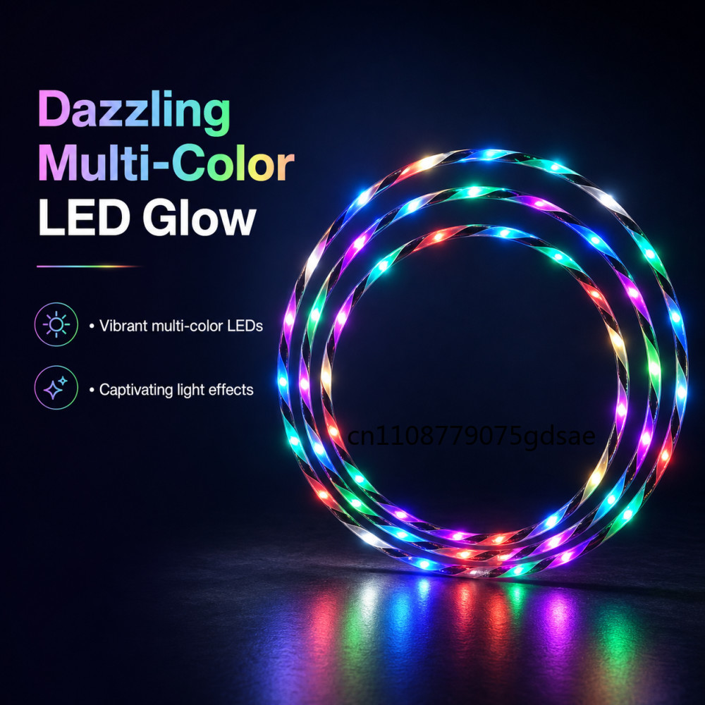 60-90cm LED Glow Sport Hoop fo - Gymnastic Ring recension och pris
