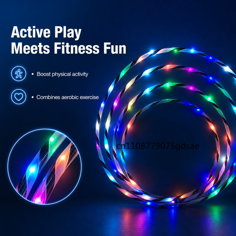 60-90cm LED Glow Sport Hoop fo - Gymnastic Ring recension och pris
