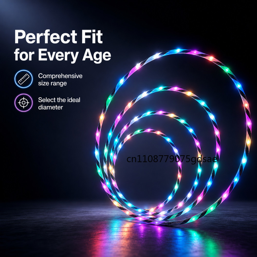 60-90cm LED Glow Sport Hoop fo - Gymnastic Ring recension och pris
