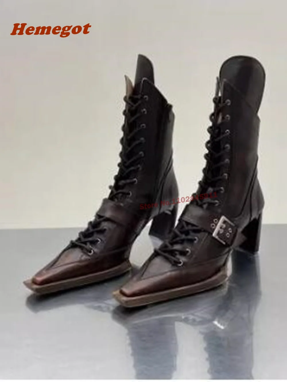 Belt Buckle Black Ankle Boots  - Crossfit Belt recension och pris