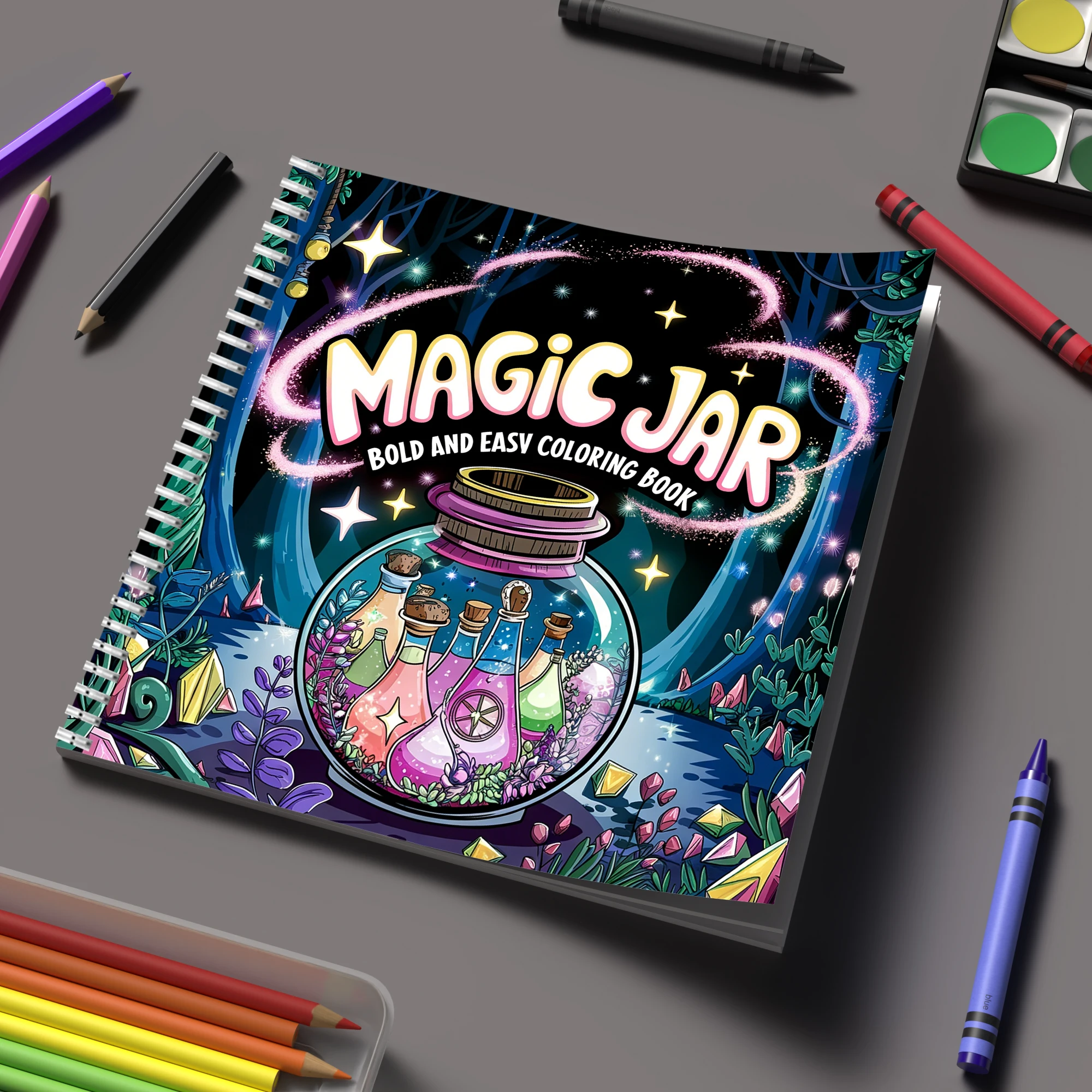 Coloring Book Magic Jar for Ad - Chalk Bag recension och pris