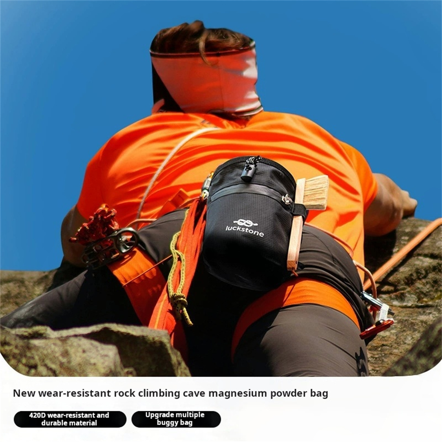5Pcs/Lot Outdoor Bouldering Ro - Chalk Bag recension och pris