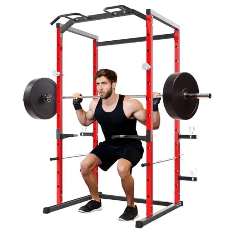 Heavy-Duty Power Cage with Pul - Pull Up Bar recension och pris