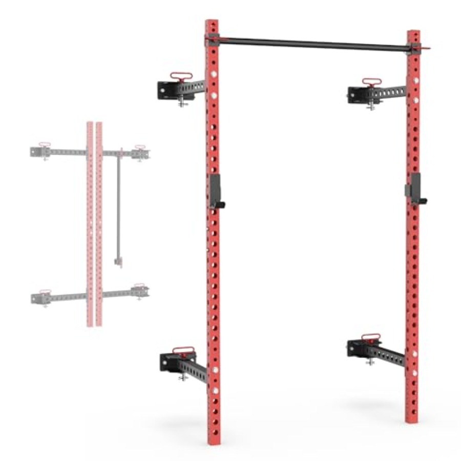 2200 Series Folding Squat Rack - Pull Up Bar recension och pris