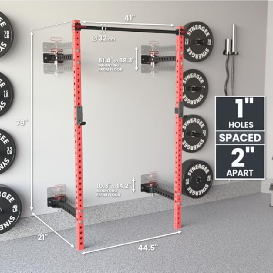 2200 Series Folding Squat Rack - Pull Up Bar recension och pris