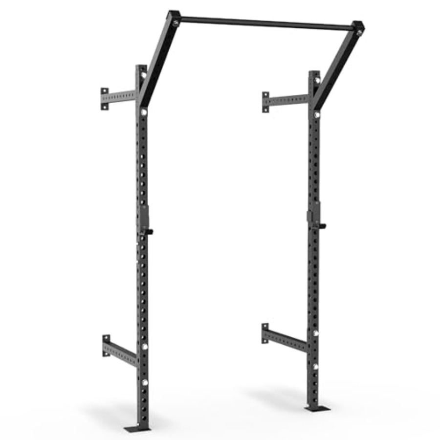 Wall Mounted Squat Rack for ho - Pull Up Bar recension och pris