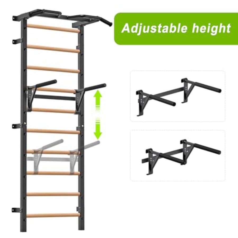 Wall Mounted Gymnastic Stall B - Pull Up Bar recension och pris