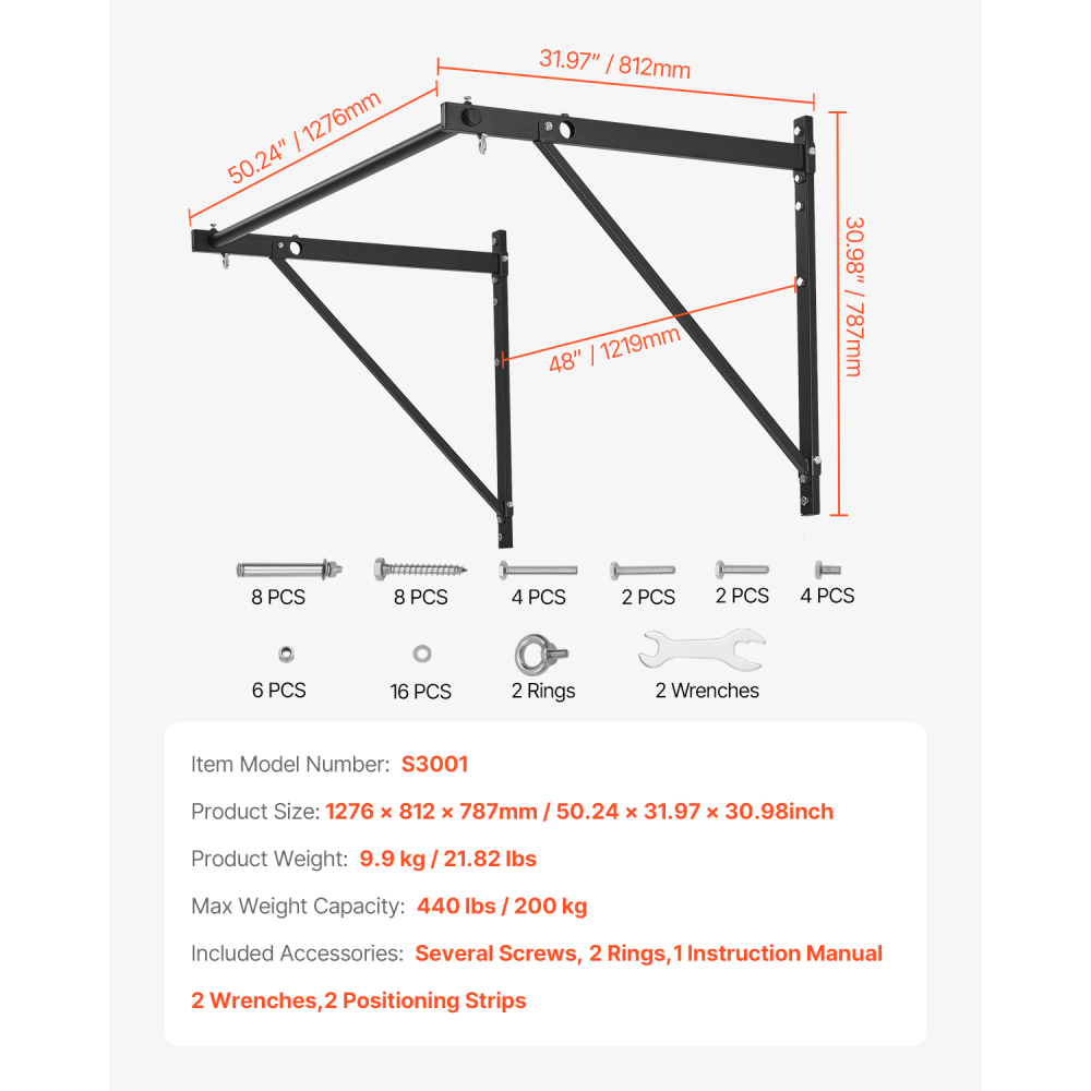 Ye Wall Mounted Heavy Duty Pul - Pull Up Bar recension och pris