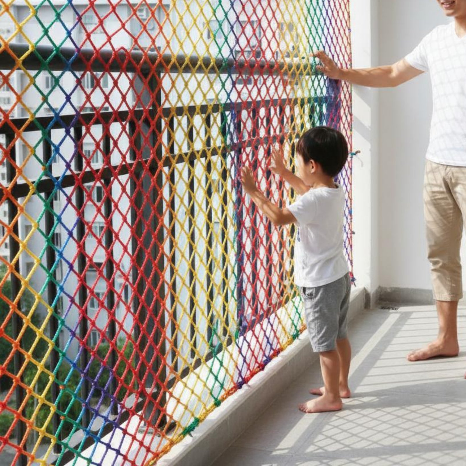 Child Anti-Fall Net Multi-Colo - Rope Climb recension och pris