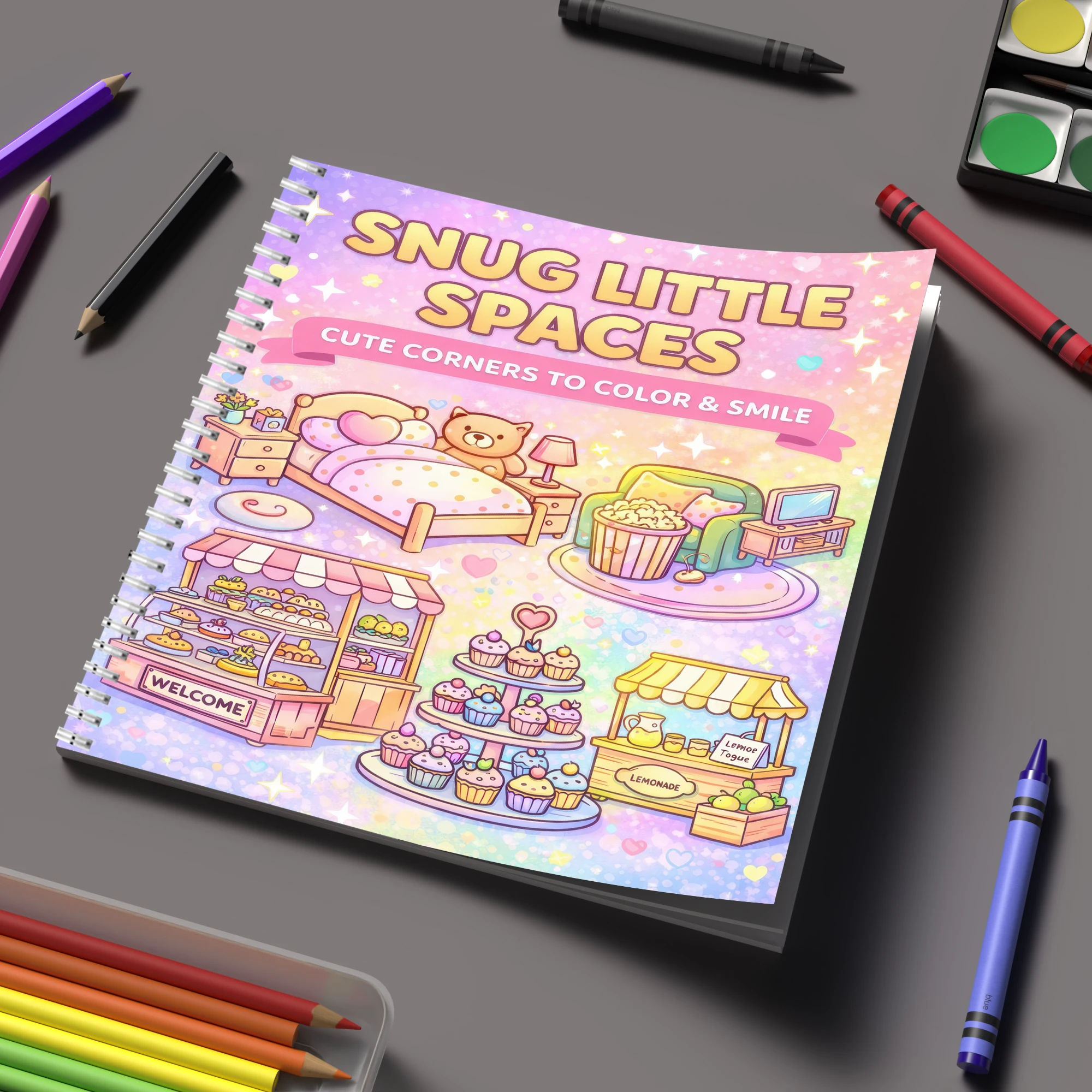 Coloring Book Little Spaces fo - Chalk Bag recension och pris