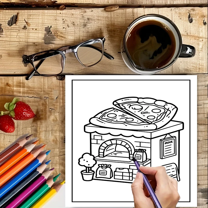 Coloring Book Little Spaces fo - Chalk Bag recension och pris