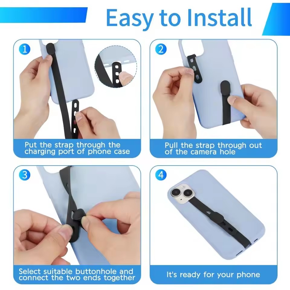 Portable Silicone Phone Strap  - Wrist Wraps recension och pris