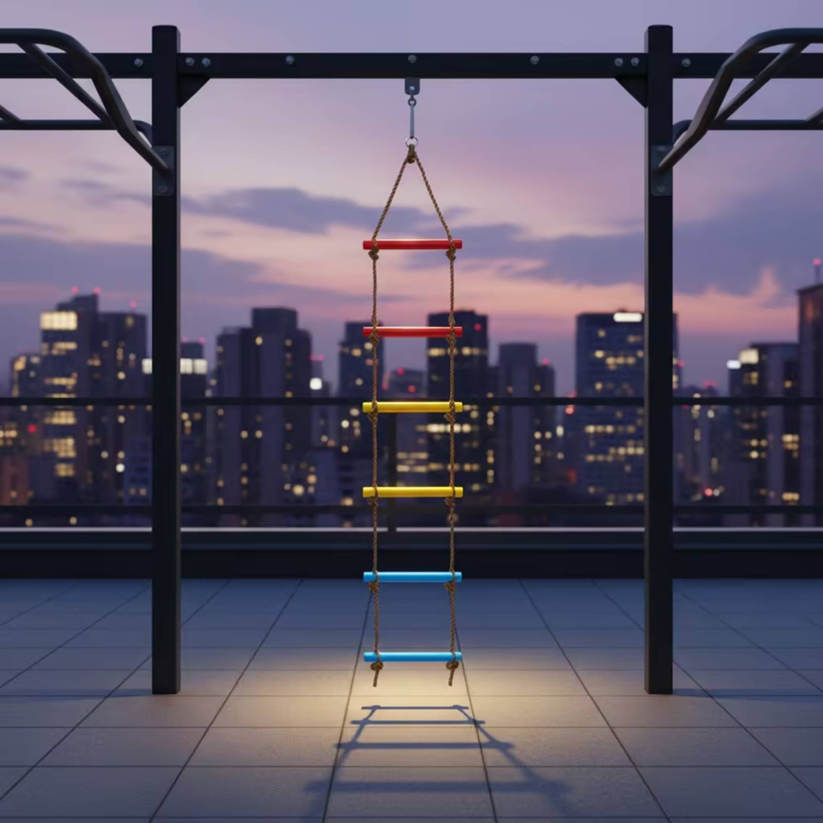 Climbing Rope Ladder with Plas - Rope Climb recension och pris