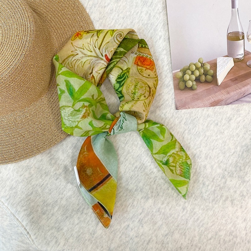 100% Cotton Square Scarf For W - Wrist Wraps recension och pris