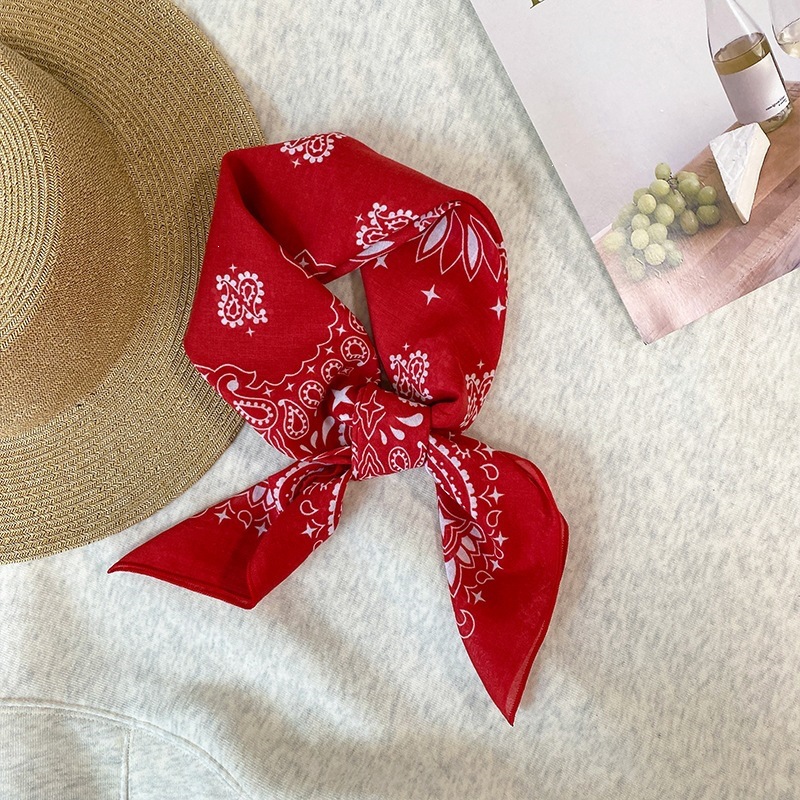 100% Cotton Square Scarf For W - Wrist Wraps recension och pris