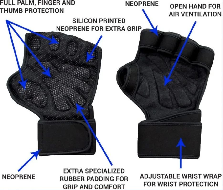 Men Women Half Finger Fitness  - Weightlifting Gloves recension och pris