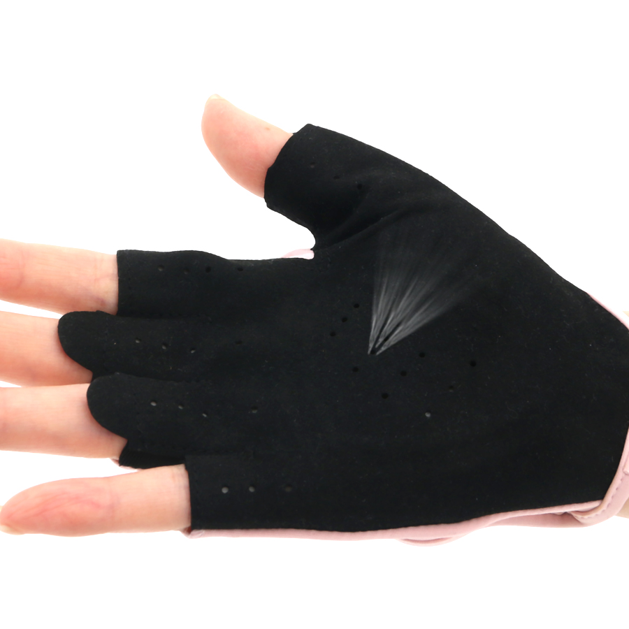 Women Pink Half Finger Fitness - Weightlifting Gloves recension och pris