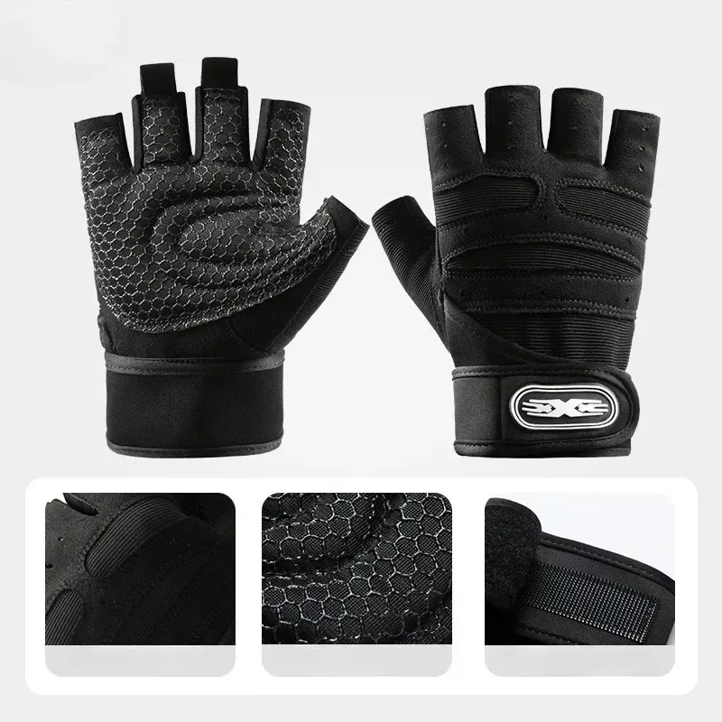 Men Women Fingerless Workout G - Weightlifting Gloves recension och pris