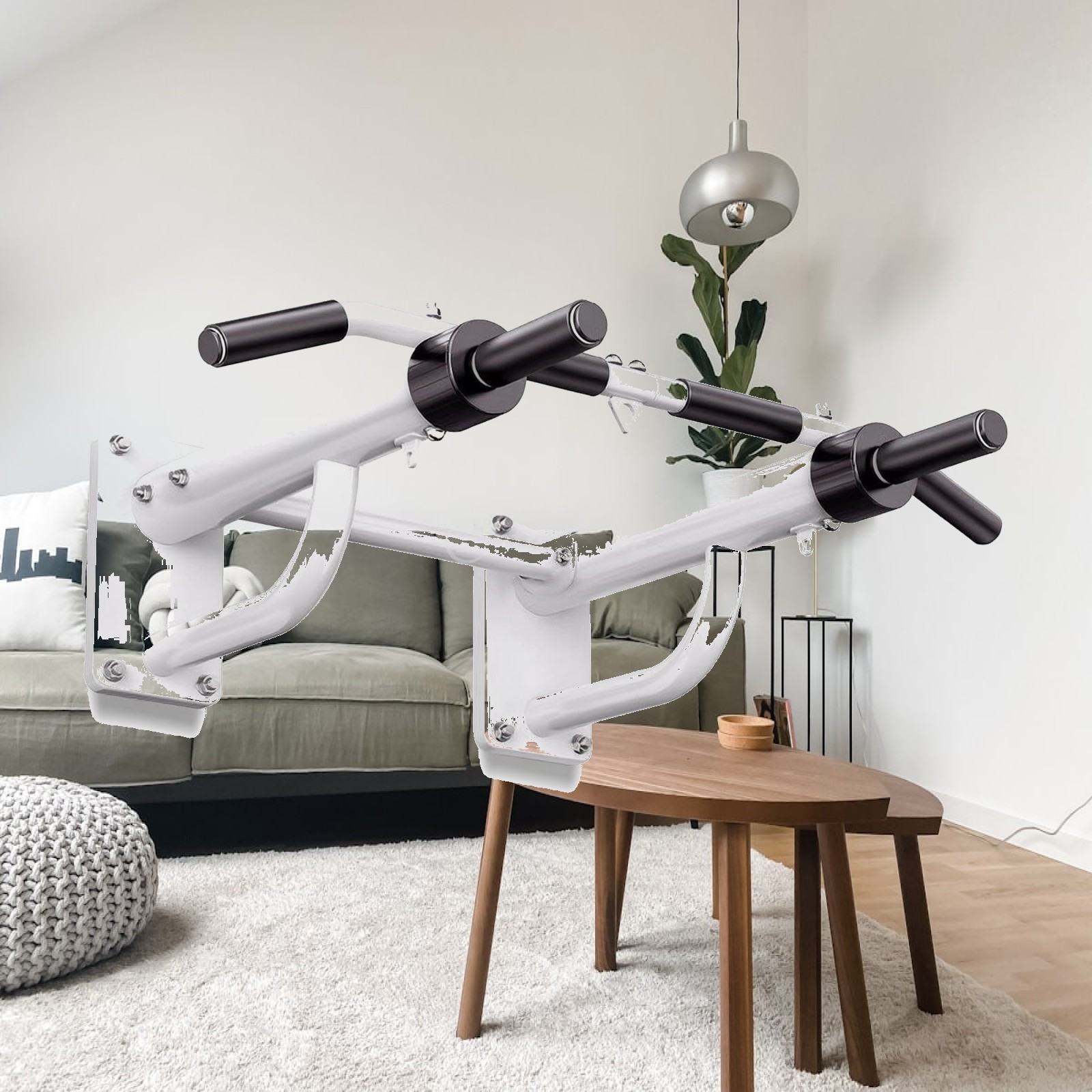 Wall-Mounted Pull-up Bar Long- - Pull Up Bar recension och pris