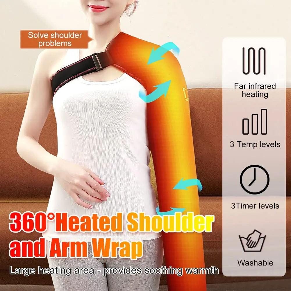 Long Arm Heating Massage Suppo - Wrist Wraps recension och pris