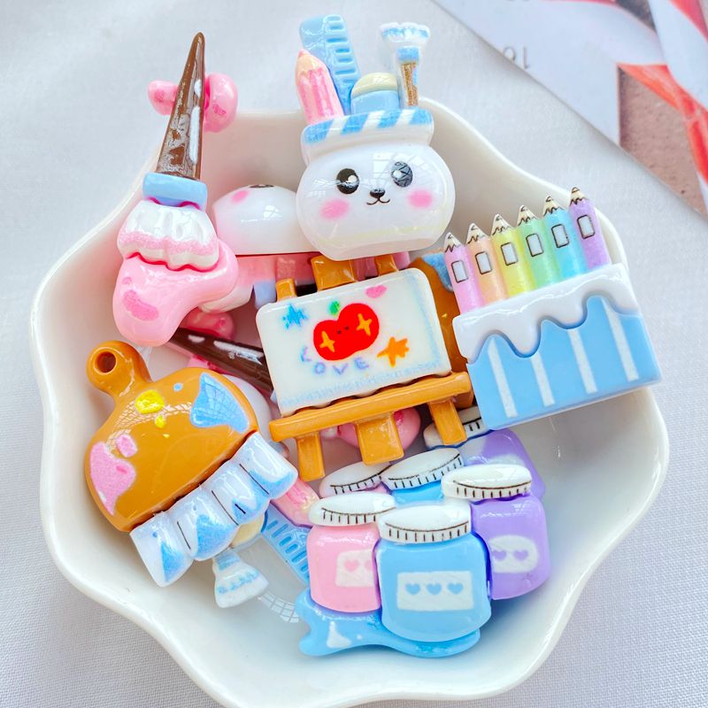 10Pcs New Cute Resin Cartoon C - Chalk Bag recension och pris