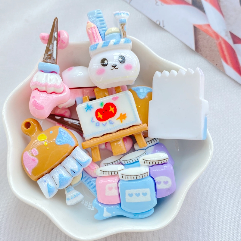 10Pcs New Cute Resin Cartoon C - Chalk Bag recension och pris