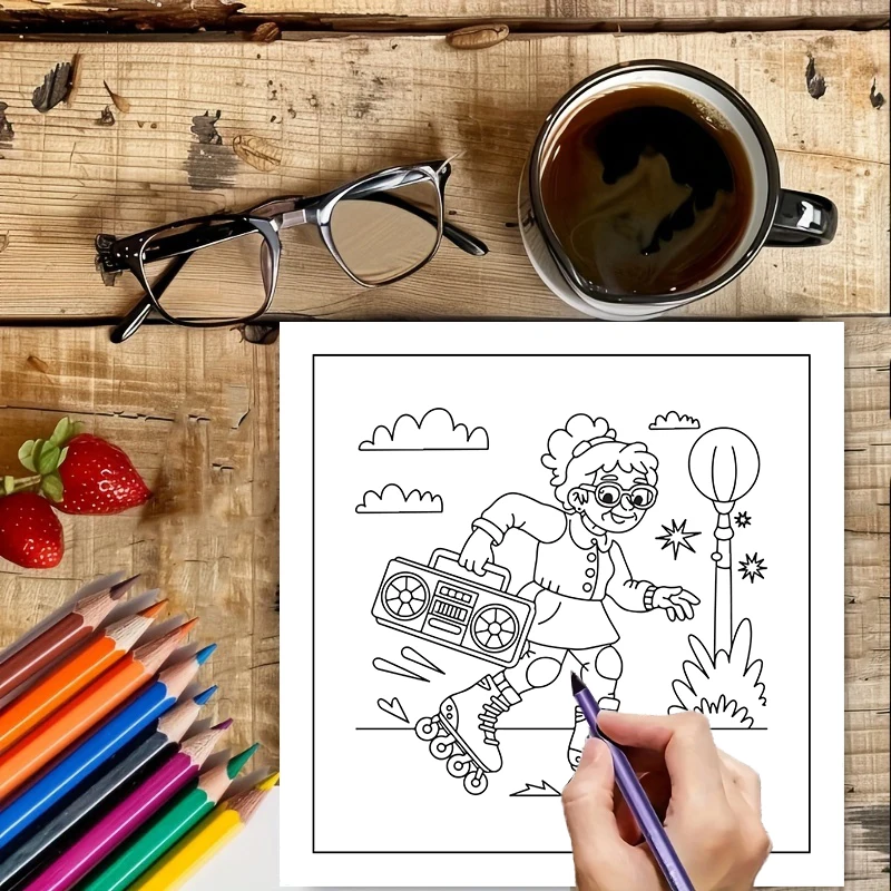 Crazy Old Ladies Coloring Book - Chalk Bag recension och pris