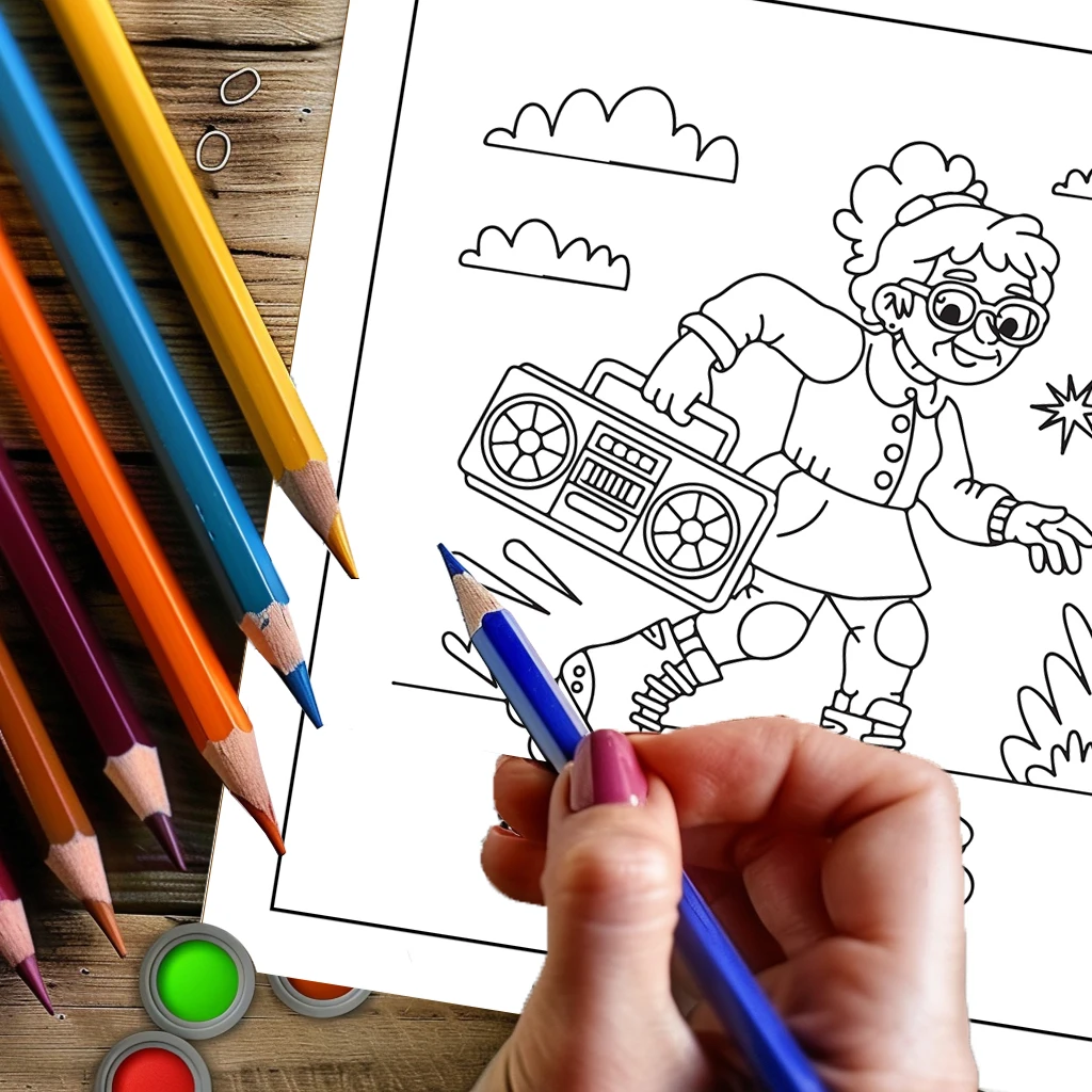 Crazy Old Ladies Coloring Book - Chalk Bag recension och pris
