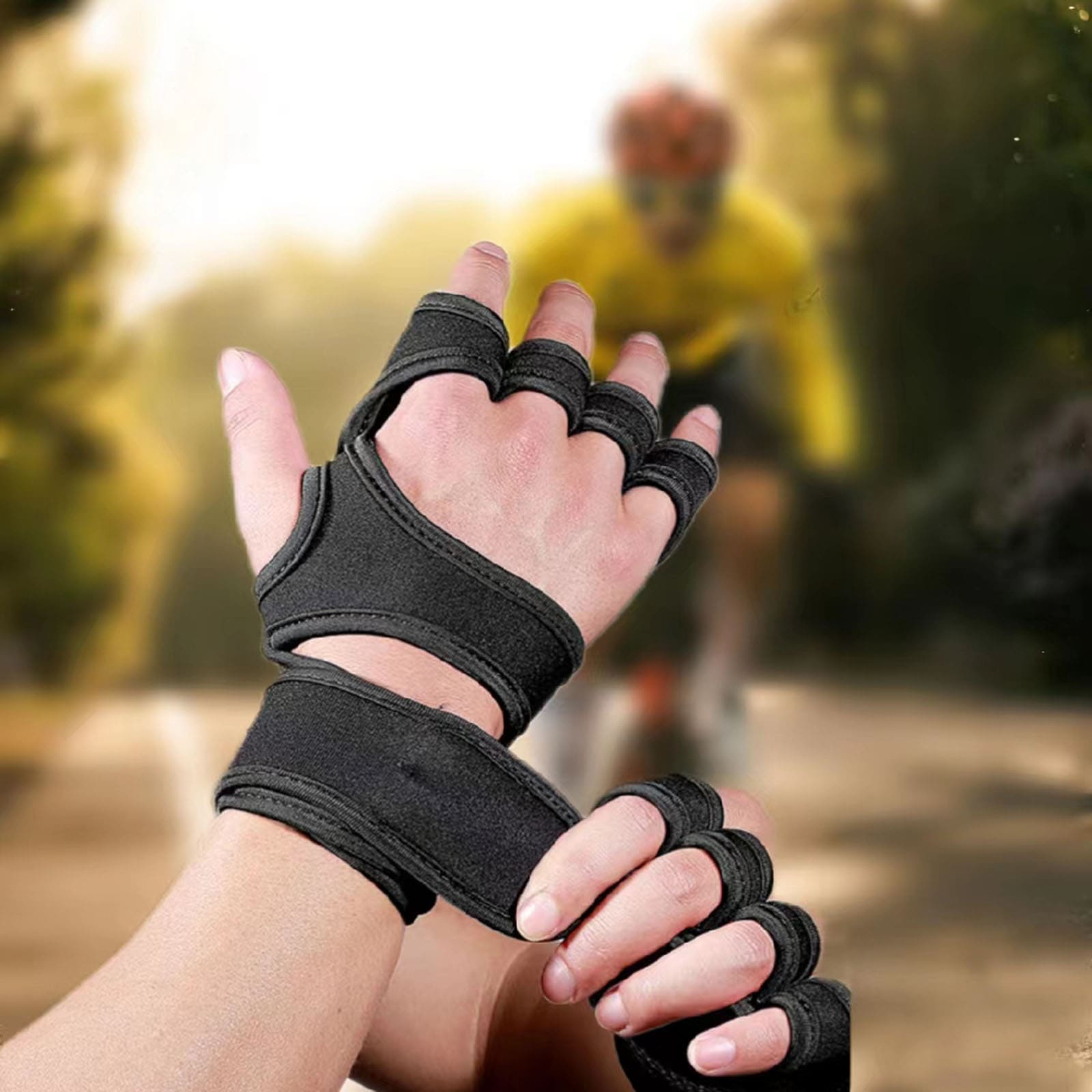 1 pair Sports cross training c - Weightlifting Gloves recension och pris