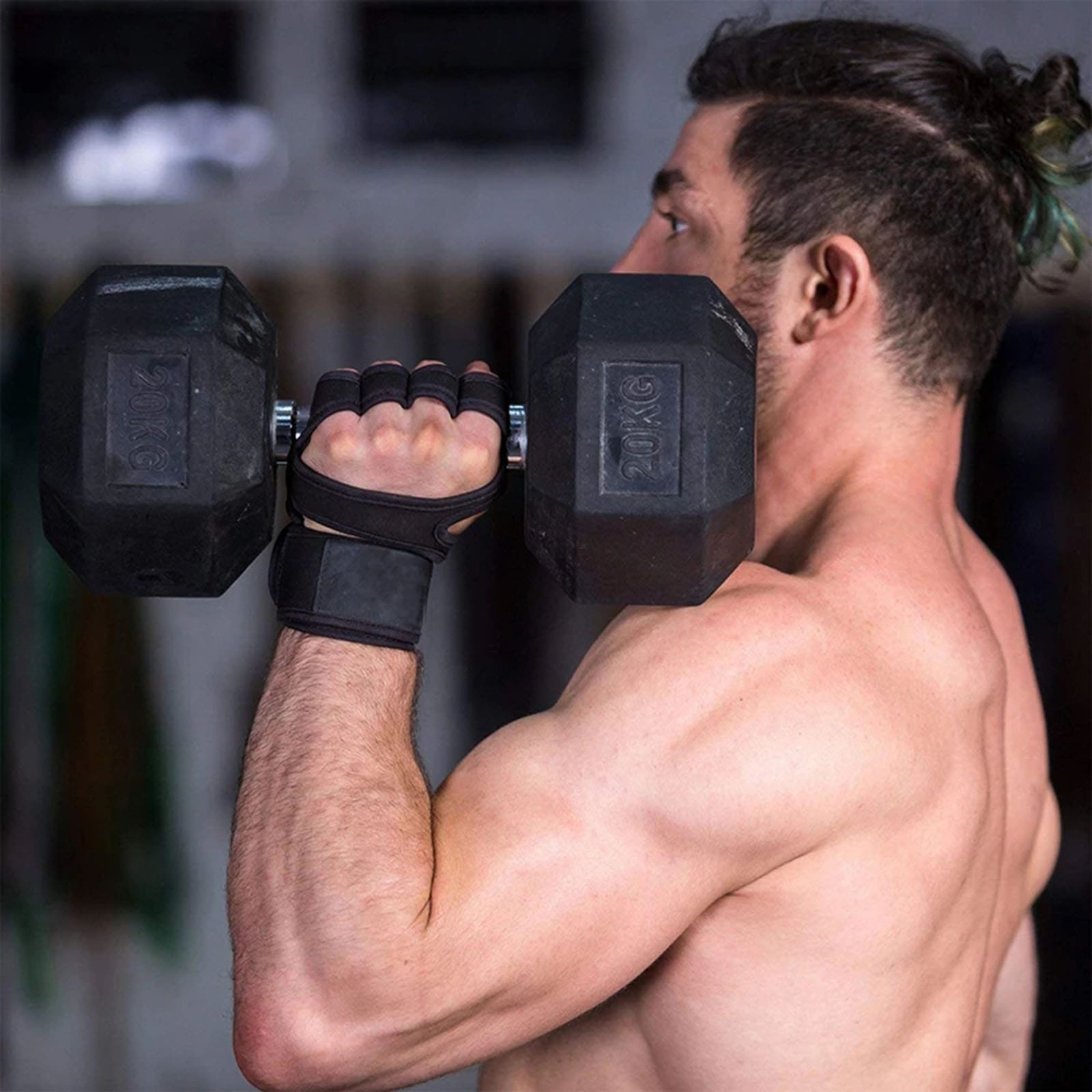 1 pair Sports cross training c - Weightlifting Gloves recension och pris