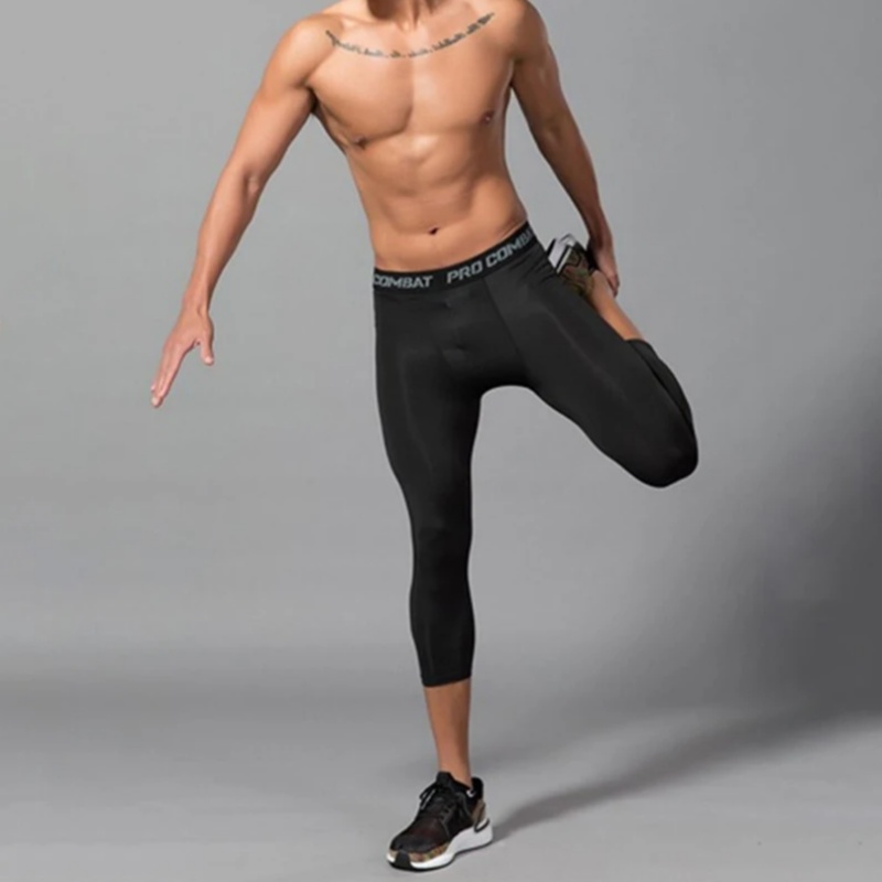 Men Running Leggings Quick Dry - Crossfit Victory recension och pris