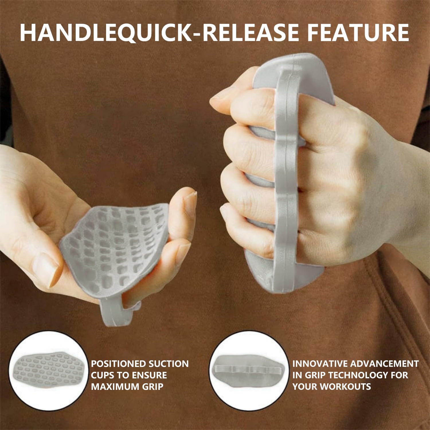 Upgraded Anti-Slip Grips for W - Weightlifting Gloves recension och pris