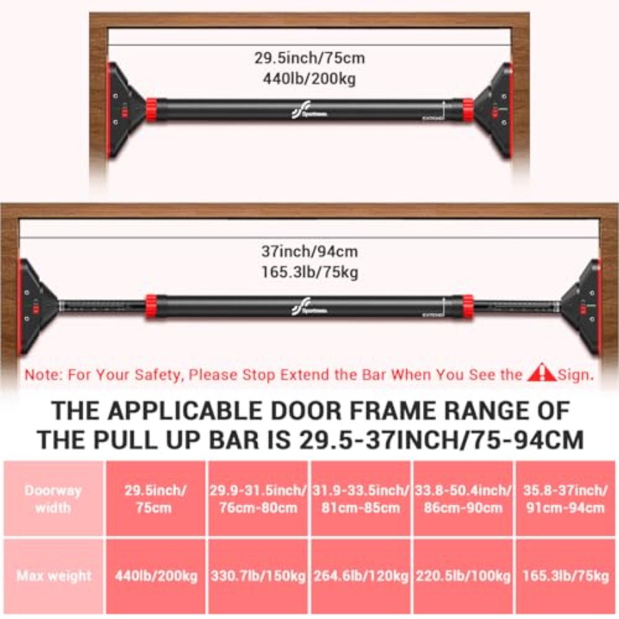 Pull Up Bar for Doorway Streng - Pull Up Bar recension och pris