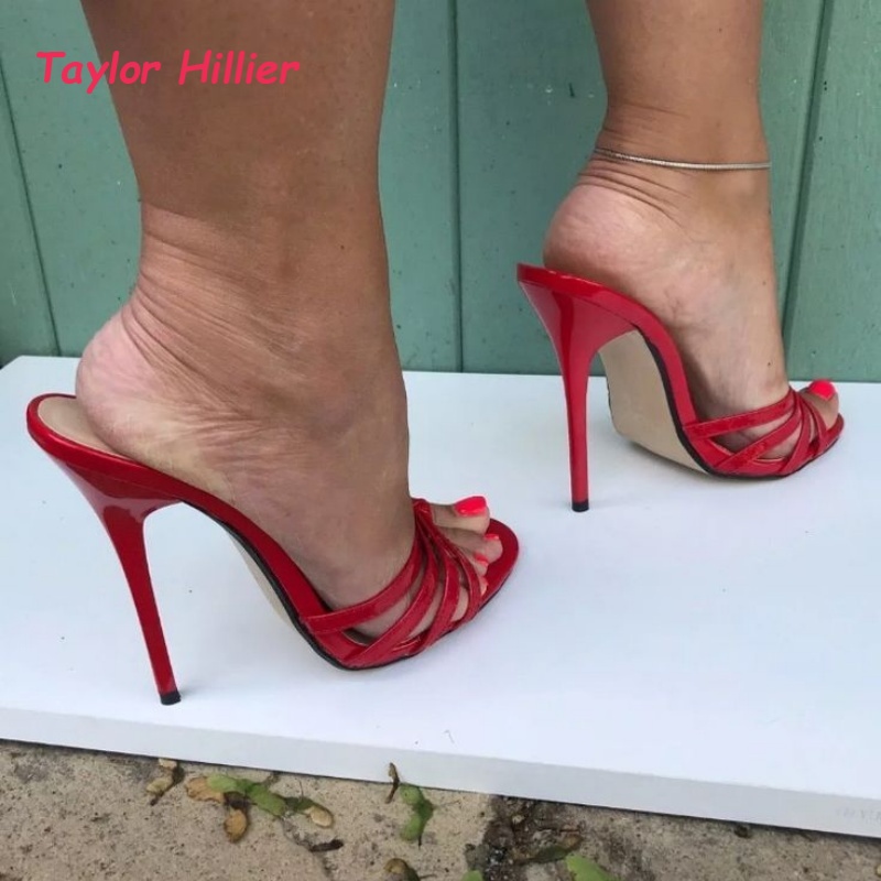 Patent Leather Open Toe Stilet - Crossfit Event recension och pris