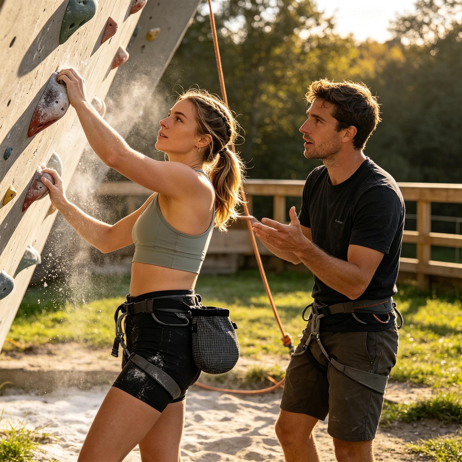 Adjustable Belt Rock Climbing  - Chalk Bag recension och pris