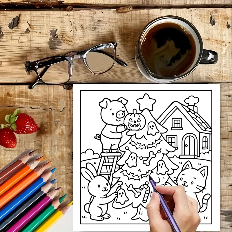 Too Cute to Spook Coloring Boo - Chalk Bag recension och pris