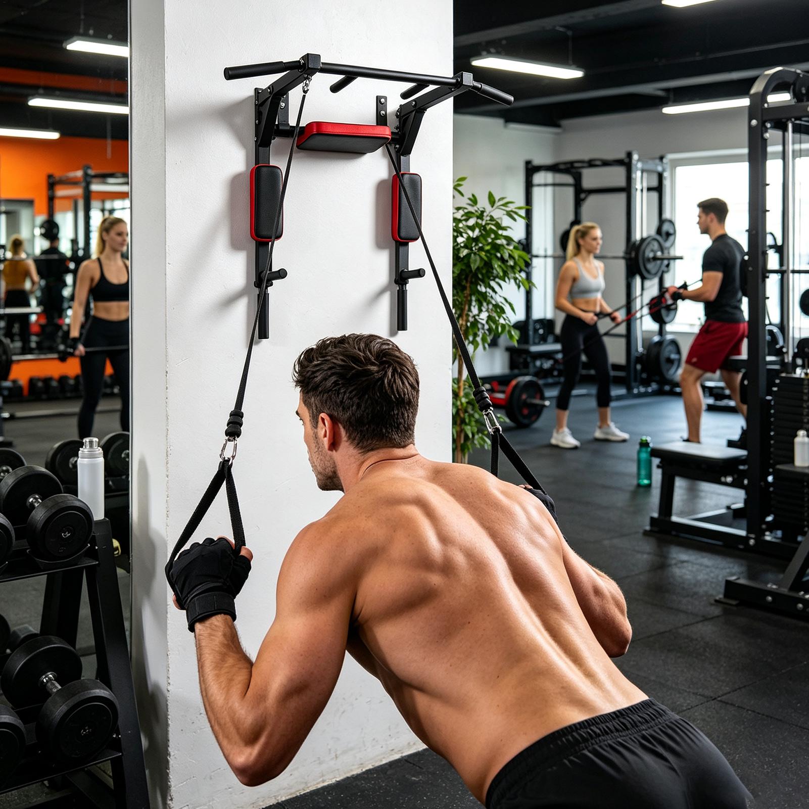 Wall-Mounted Pull-up Bar Fitne - Pull Up Bar recension och pris